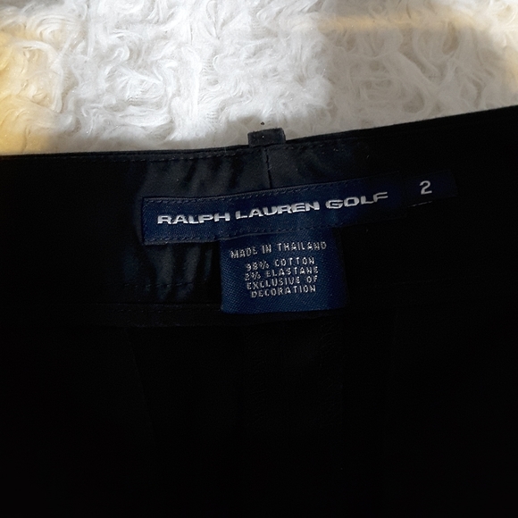 Ralph Lauren Golf black bermuda shorts size 2 - Picture 4 of 4